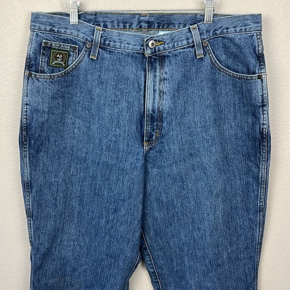 Cinch Up Denim Bronze-Label Medium Wash Slim Fit Tapered Leg 5-Pocket Jean 38x36 - Picture 6 of 13